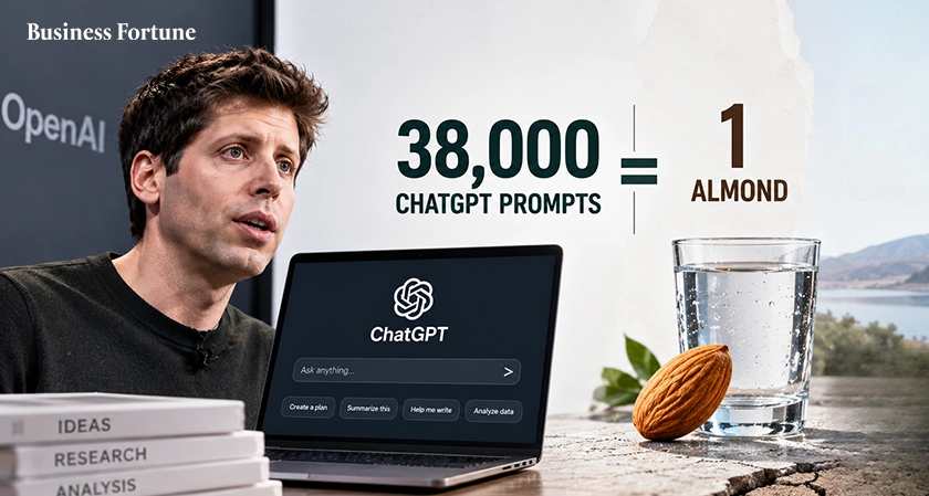  Business Fortune: Sam Altman Sparks AI Water Debate 